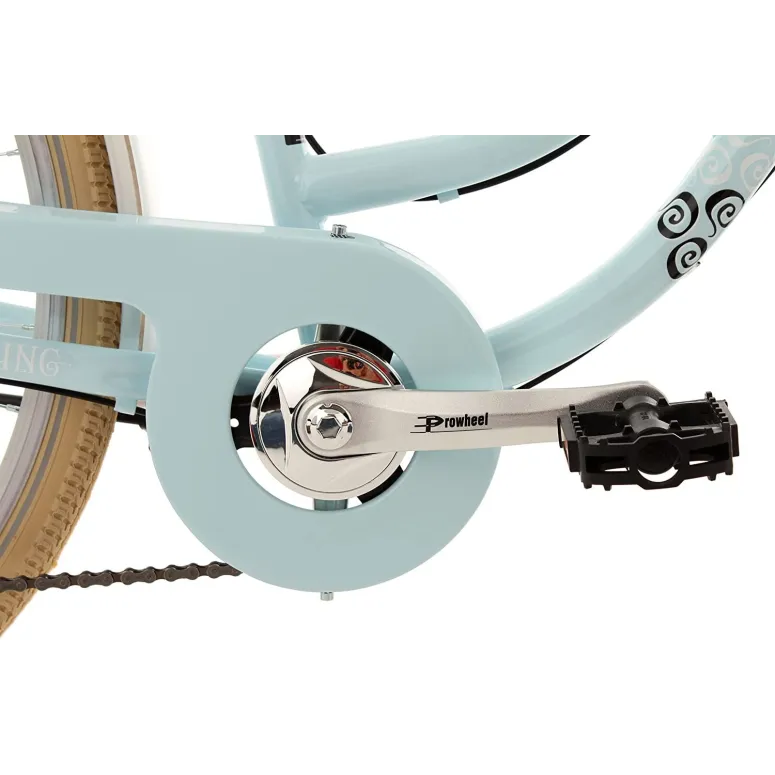 Damski Rower Miejski Retro 28 Damka Bagażnik Błotniki Stopka Oświetlenie