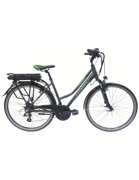 Elektryczny Rower Trekkingowy 28 ALU Bagażnik Wspomaganie 3 Tryby Damski