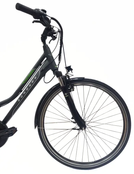 Elektryczny Rower Trekkingowy 28 ALU Bagażnik Wspomaganie 3 Tryby Damski