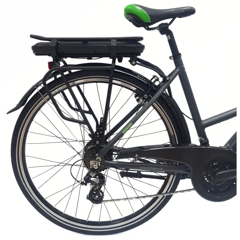 Elektryczny Rower Trekkingowy 28 ALU Bagażnik Wspomaganie 3 Tryby Damski