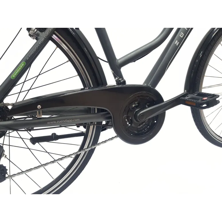 Elektryczny Rower Trekkingowy 28 ALU Bagażnik Wspomaganie 3 Tryby Damski