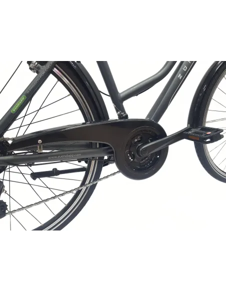 Elektryczny Rower Trekkingowy 28 ALU Bagażnik Wspomaganie 3 Tryby Damski