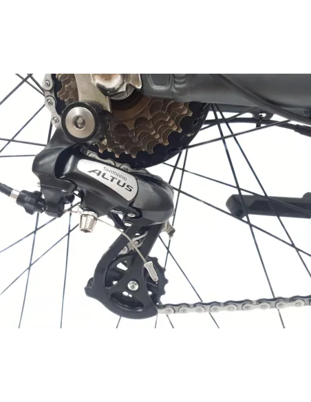 Elektryczny Rower Trekkingowy 28 ALU Bagażnik Wspomaganie 3 Tryby Damski