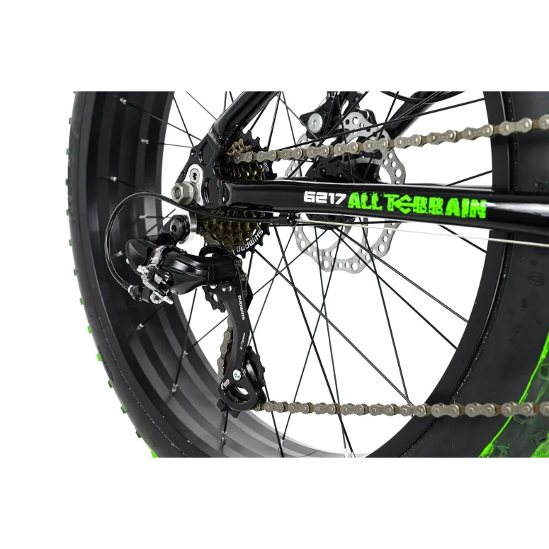 Rower Fatbike Uniwersalny 24 Grube Opony ALU Tarcze