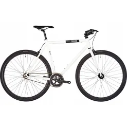 Rower Ostre Koło Biały Damski Męski 28 Wolnobieg