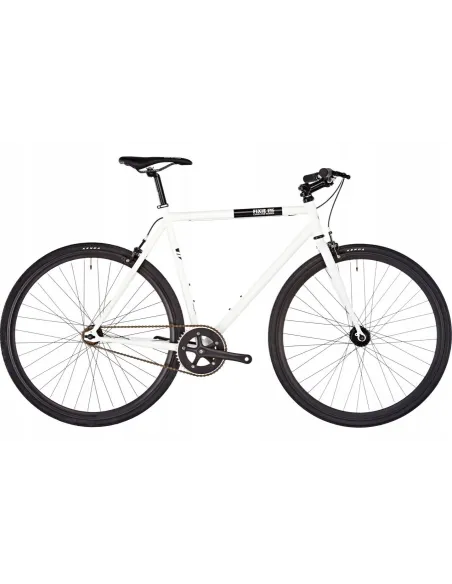 Rower Ostre Koło Biały Damski Męski 28 Wolnobieg