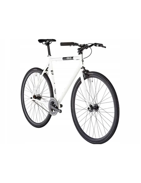 Rower Ostre Koło Biały Damski Męski 28 Wolnobieg