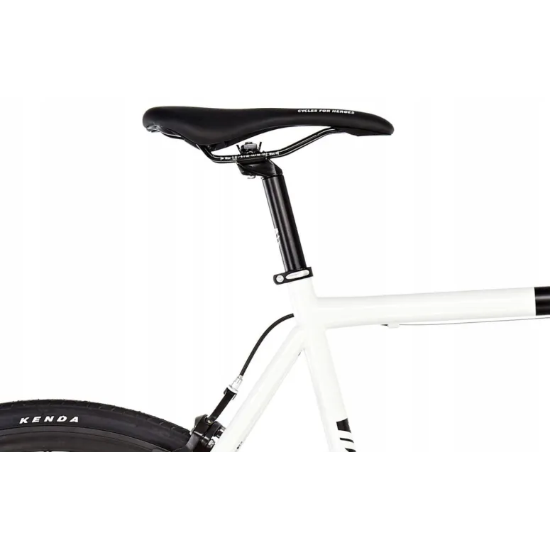 Rower Ostre Koło Biały Damski Męski 28 Wolnobieg