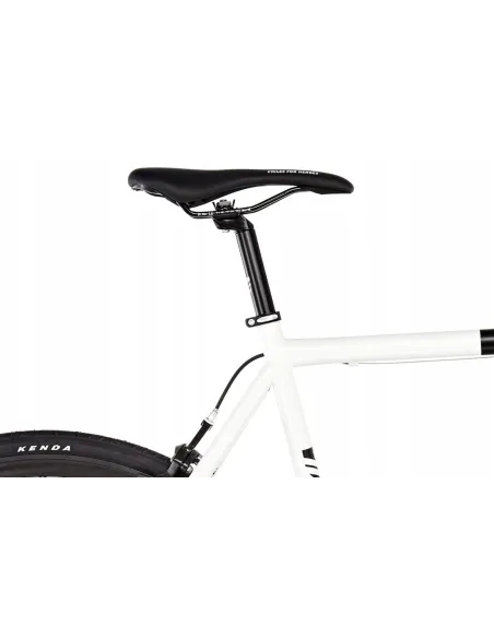 Rower Ostre Koło Biały Damski Męski 28 Wolnobieg