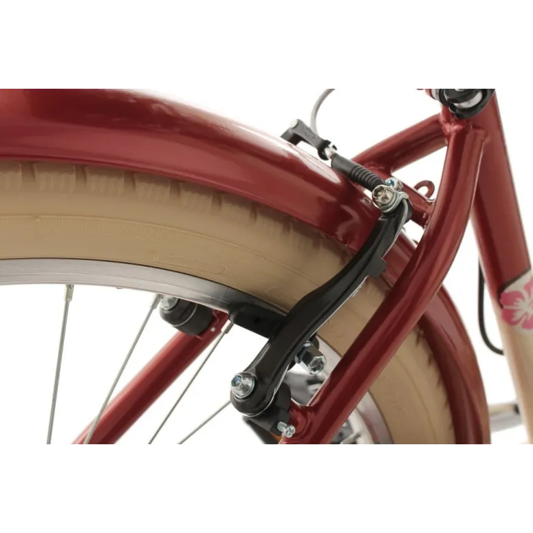 Damski Rower Miejski Beach Cruiser 26 Bagażnik
