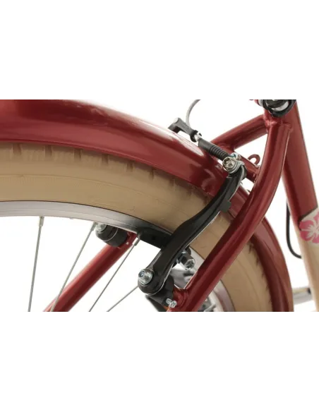 Damski Rower Miejski Beach Cruiser 26 Bagażnik