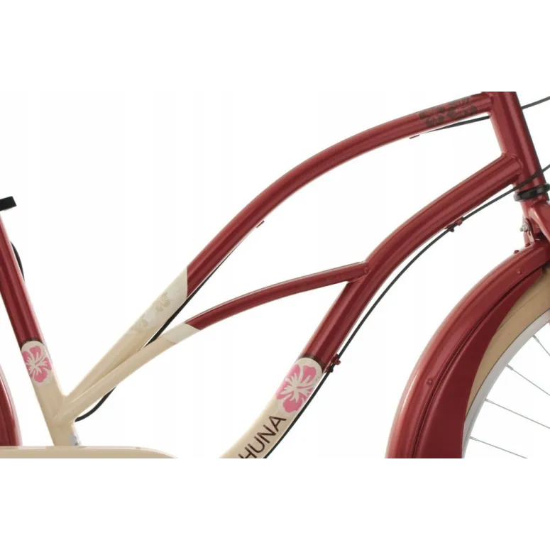 Damski Rower Miejski Beach Cruiser 26 Bagażnik