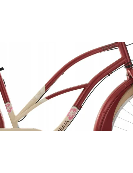 Damski Rower Miejski Beach Cruiser 26 Bagażnik