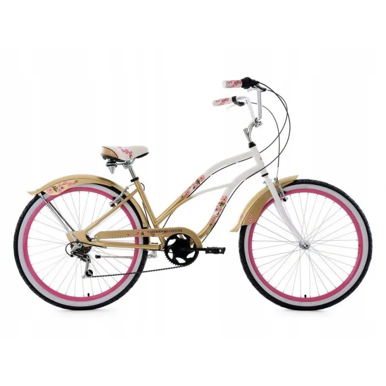 Damski Rower Beach Cruiser Miejski 26 Młodzieżowy