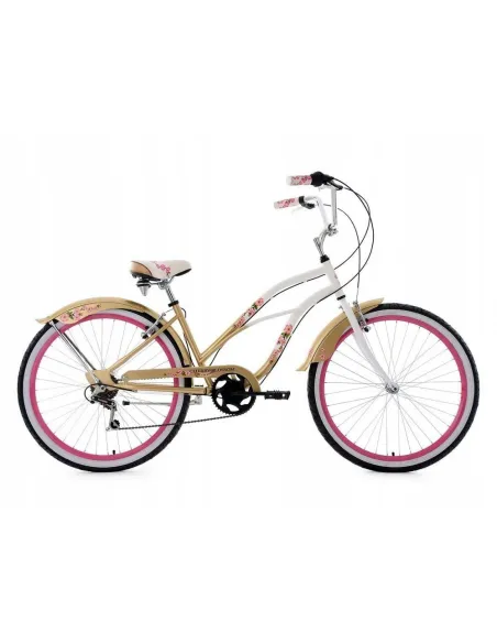 Damski Rower Beach Cruiser Miejski 26 Młodzieżowy