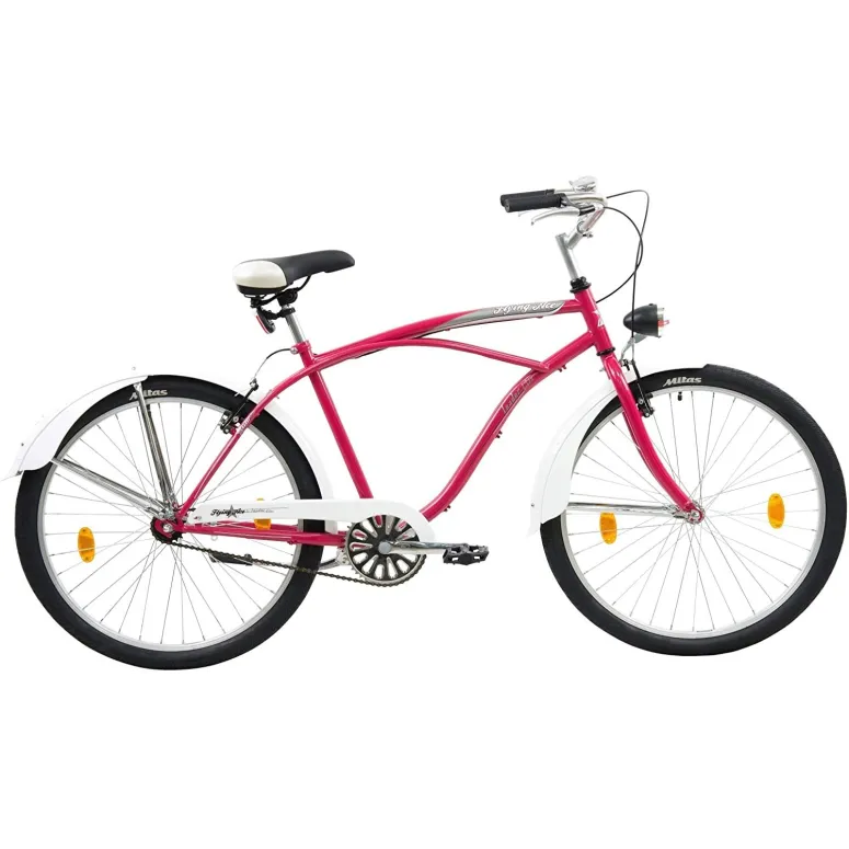 Rower Beach Cruiser 26 Damski Światła Błotniki