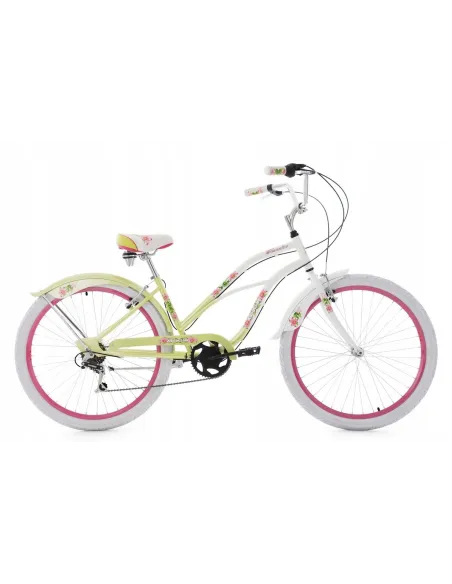 Rower Beach Cruiser 26 Damski 6 Biegów Błotnik