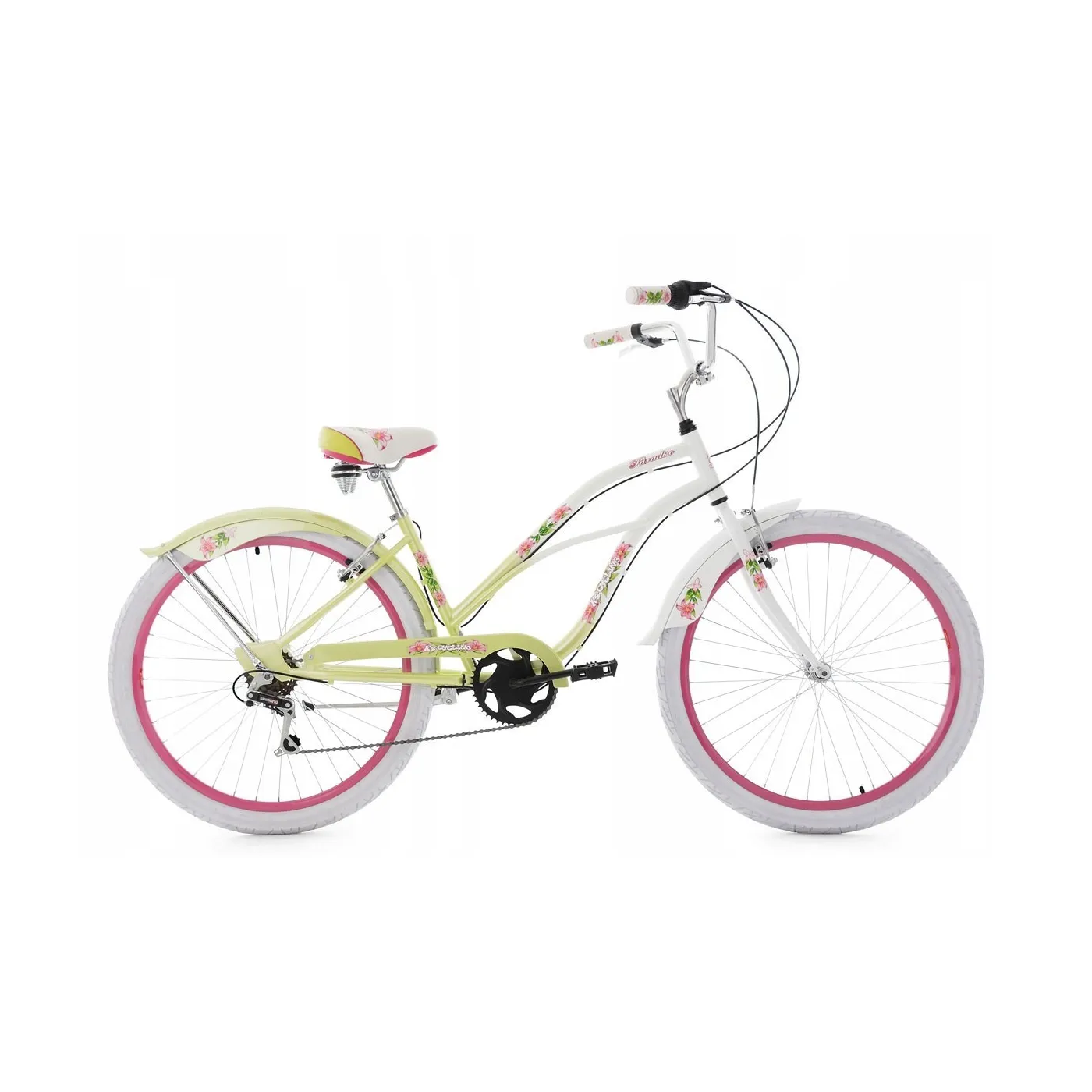 Rower Beach Cruiser 26 Damski 6 Biegów Błotnik