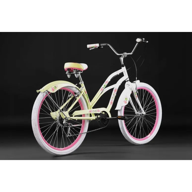 Rower Beach Cruiser 26 Damski 6 Biegów Błotnik