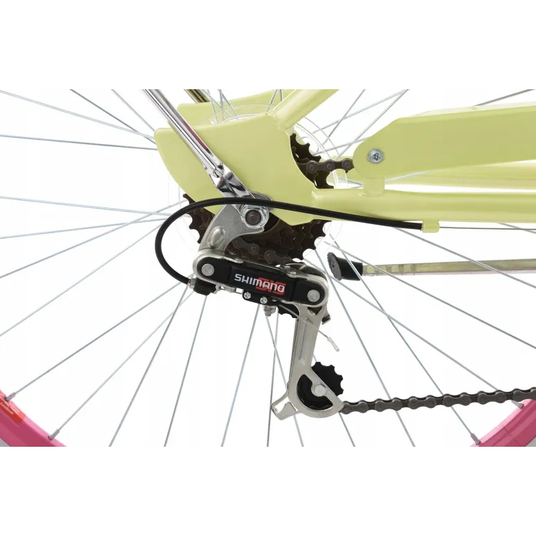 Rower Beach Cruiser 26 Damski 6 Biegów Błotnik