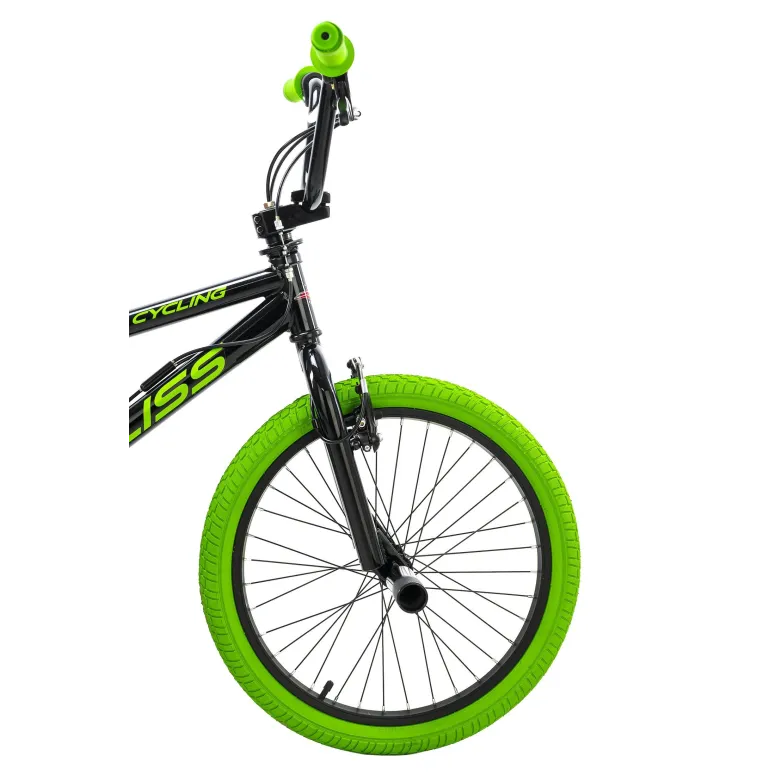 Rower BMX 20 Wyczynowy Tricki Kierownica Obrotowa Rotor 360 Stalowy V Brake