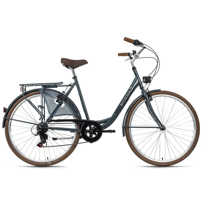 Damski Rower Miejski 28 Damka 6 Biegów Bagażnik - 2