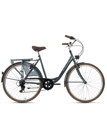 Damski Rower Miejski 28 Damka 6 Biegów Bagażnik - 2