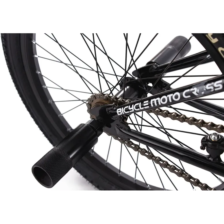 Rower Młodzieżowy BMX 20 Pegi Obrotowa Kierownica