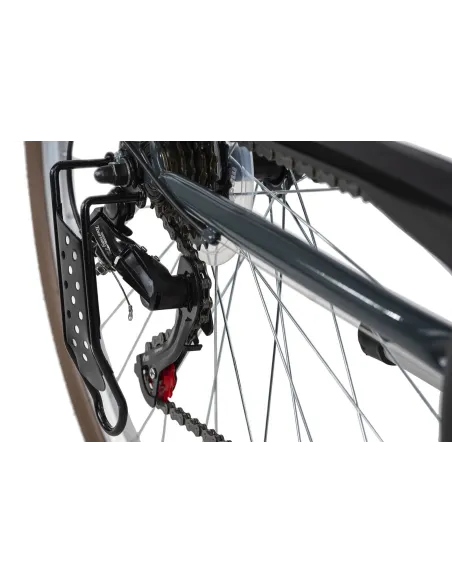 Damski Rower Miejski 28 Damka 6 Biegów Bagażnik - 8