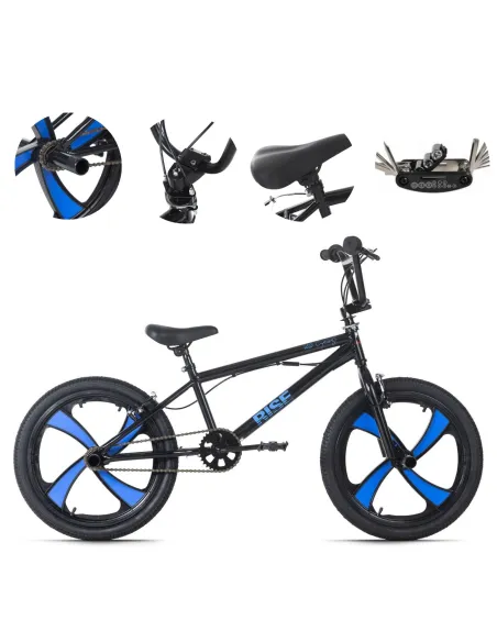 Rower BMX 20 Rotor 360 Młodzieżowy Stalowy Pegi V-brake Dzwonek Wyczynowy