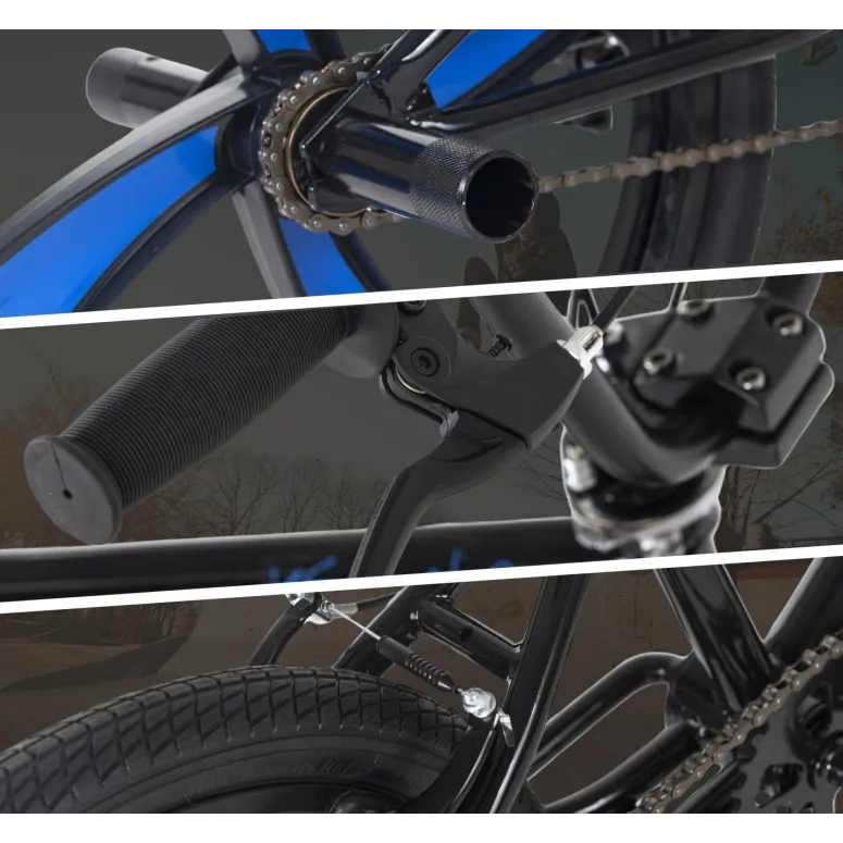 Rower BMX 20 Rotor 360 Młodzieżowy Stalowy Pegi V-brake Dzwonek Wyczynowy