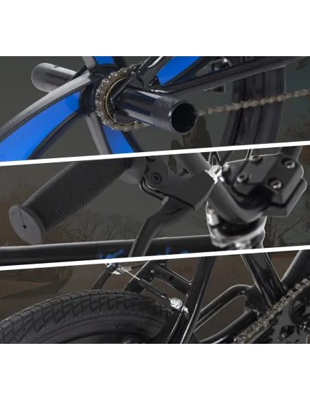 Rower BMX 20 Rotor 360 Młodzieżowy Stalowy Pegi V-brake Dzwonek Wyczynowy