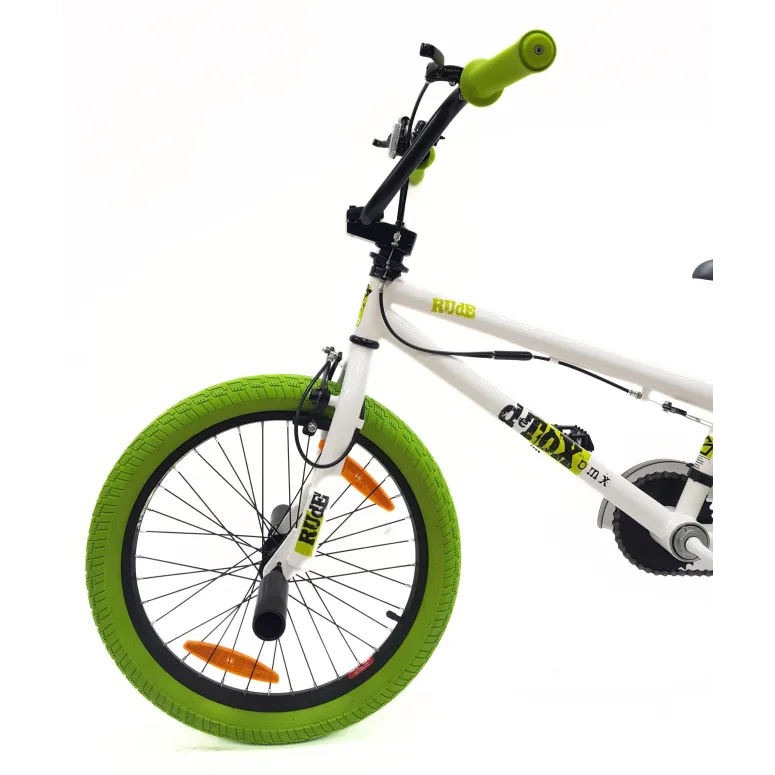 Rower BMX Miejski 20" Stal V-brake Dzwonek Odblaski Pegi x4 Młodzieżowy