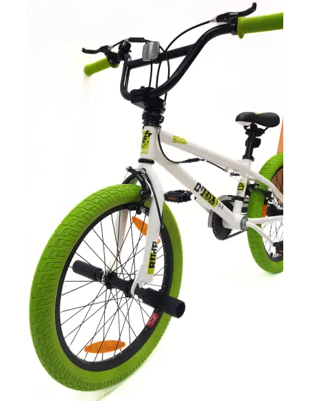 Rower BMX Miejski 20" Stal V-brake Dzwonek Odblaski Pegi x4 Młodzieżowy