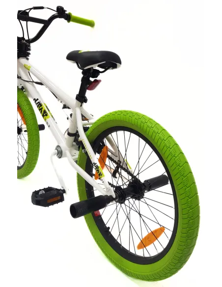 Rower BMX Miejski 20" Stal V-brake Dzwonek Odblaski Pegi x4 Młodzieżowy