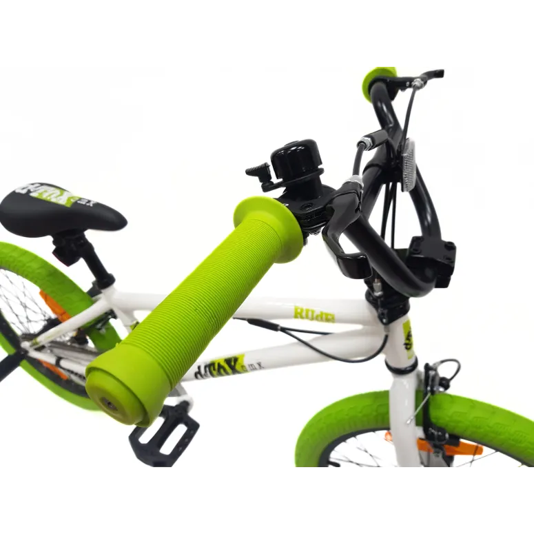 Rower BMX Miejski 20" Stal V-brake Dzwonek Odblaski Pegi x4 Młodzieżowy