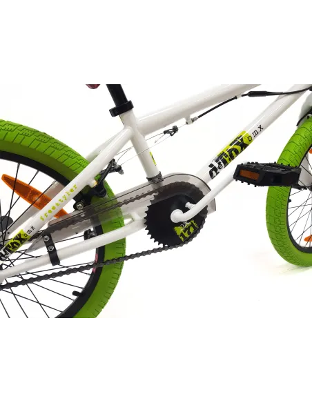 Rower BMX Miejski 20" Stal V-brake Dzwonek Odblaski Pegi x4 Młodzieżowy