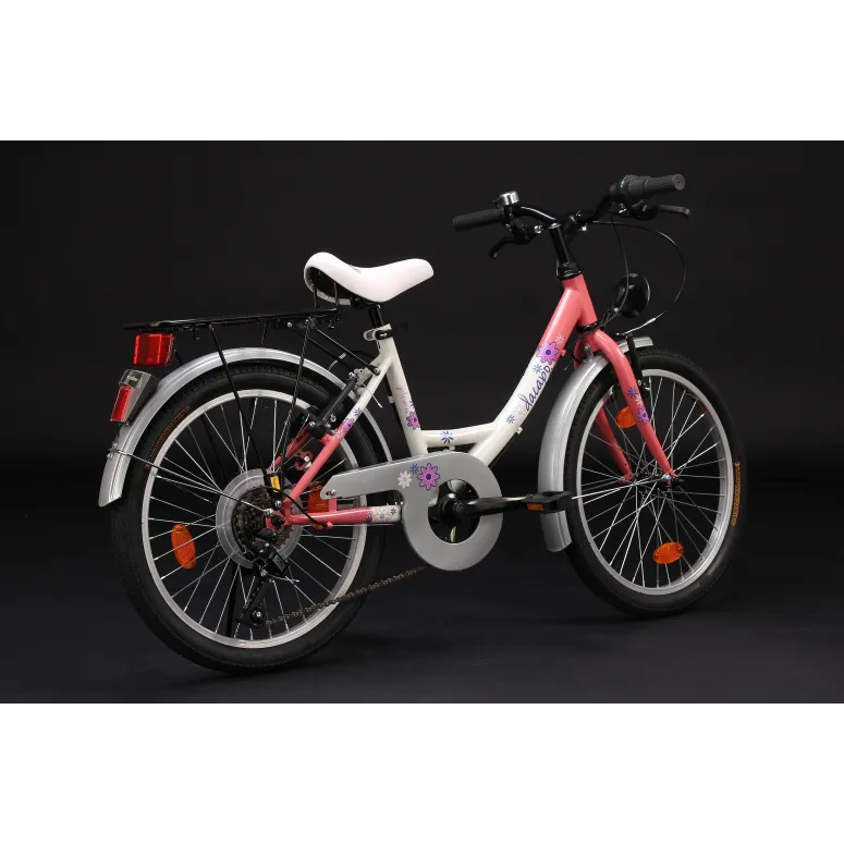 Dziewczęcy Rowerek Miejski 20 Dziecięcy 6 Biegów