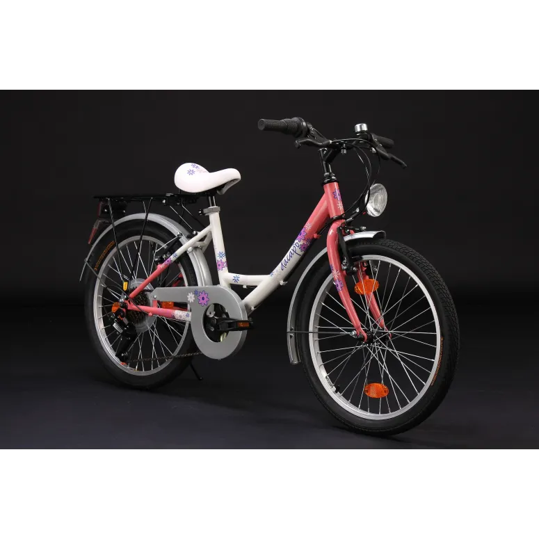 Dziewczęcy Rowerek Miejski 20 Dziecięcy 6 Biegów