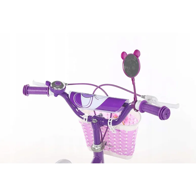 Rower Dziecięcy Dziewczynki BMX 14 Koła Boczne