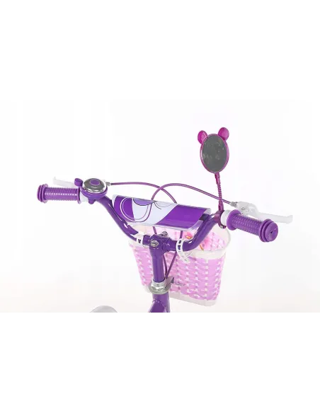 Rower Dziecięcy Dziewczynki BMX 14 Koła Boczne