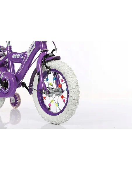 Rower Dziecięcy Dziewczynki BMX 14 Koła Boczne