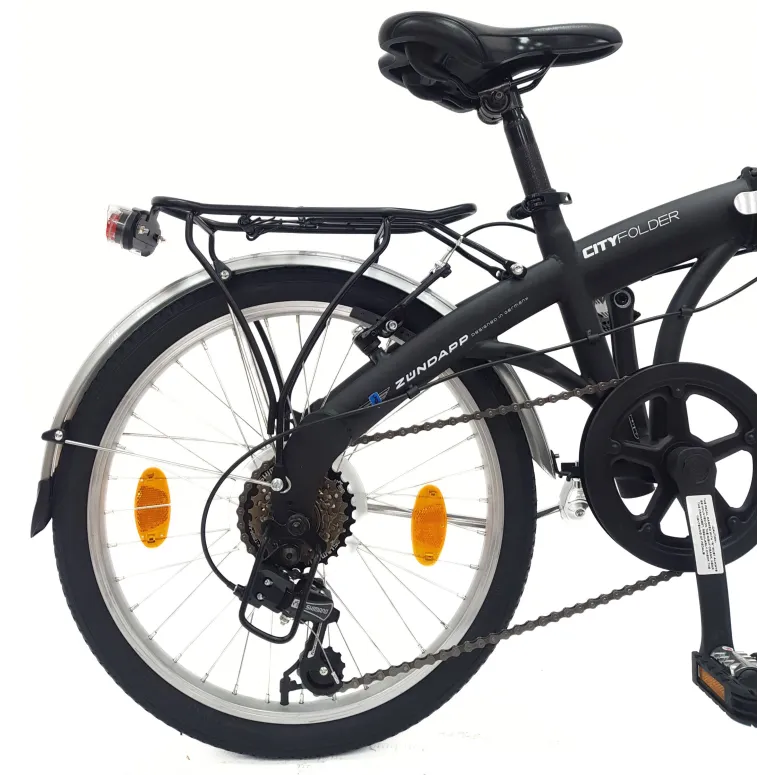 Rower Składany Miejski 20 Revo Męski Damski Dzwonek Oświetlenie Bagażnik