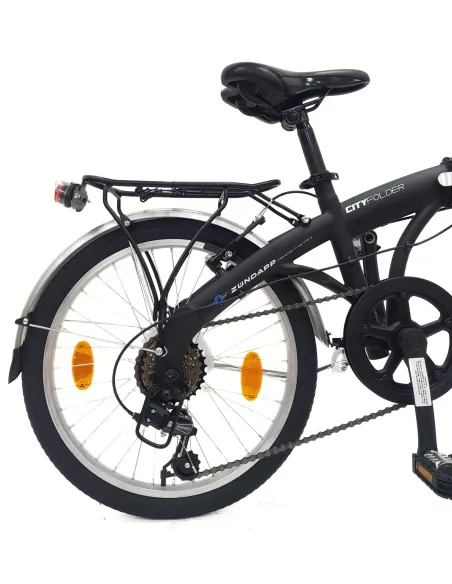 Rower Składany Miejski 20 Revo Męski Damski Dzwonek Oświetlenie Bagażnik