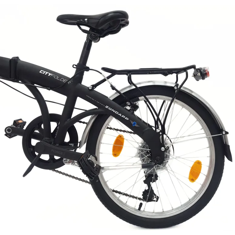 Rower Składany Miejski 20 Revo Męski Damski Dzwonek Oświetlenie Bagażnik