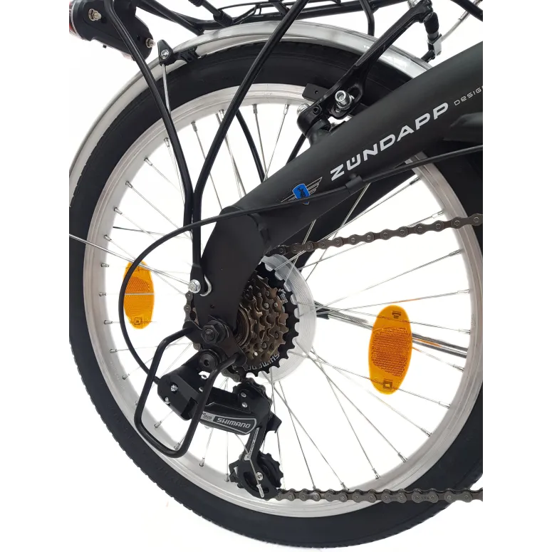 Rower Składany Miejski 20 Revo Męski Damski Dzwonek Oświetlenie Bagażnik