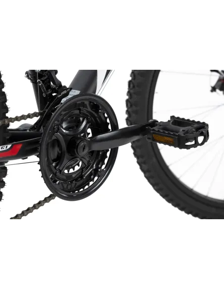 Rower Górski 26 Stal Młodzieżowy MTB Hardtail Tarcze Amortyzacja Dzwonek