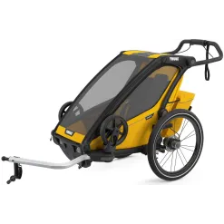Przyczepka Rowerowa Thule Chariot Sport 1 Yellow Wózek Do Roweru Składana