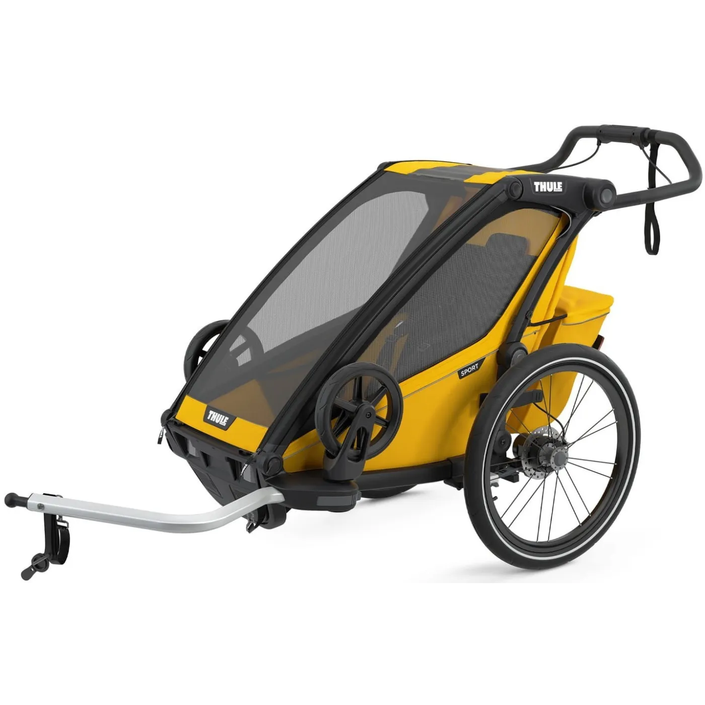 Przyczepka Rowerowa Thule Chariot Sport 1 Yellow Wózek Do Roweru Składana