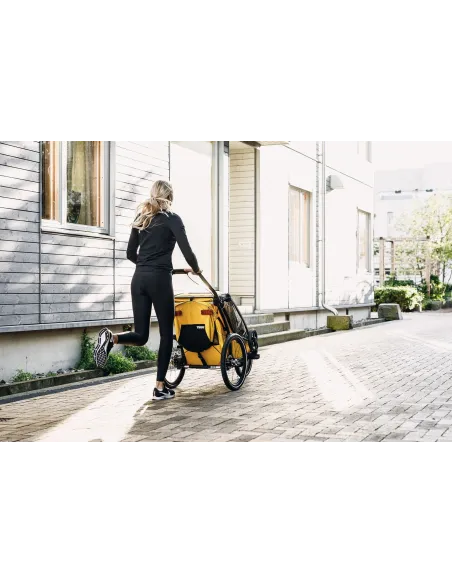 Przyczepka Rowerowa Thule Chariot Sport 1 Yellow Wózek Do Roweru Składana